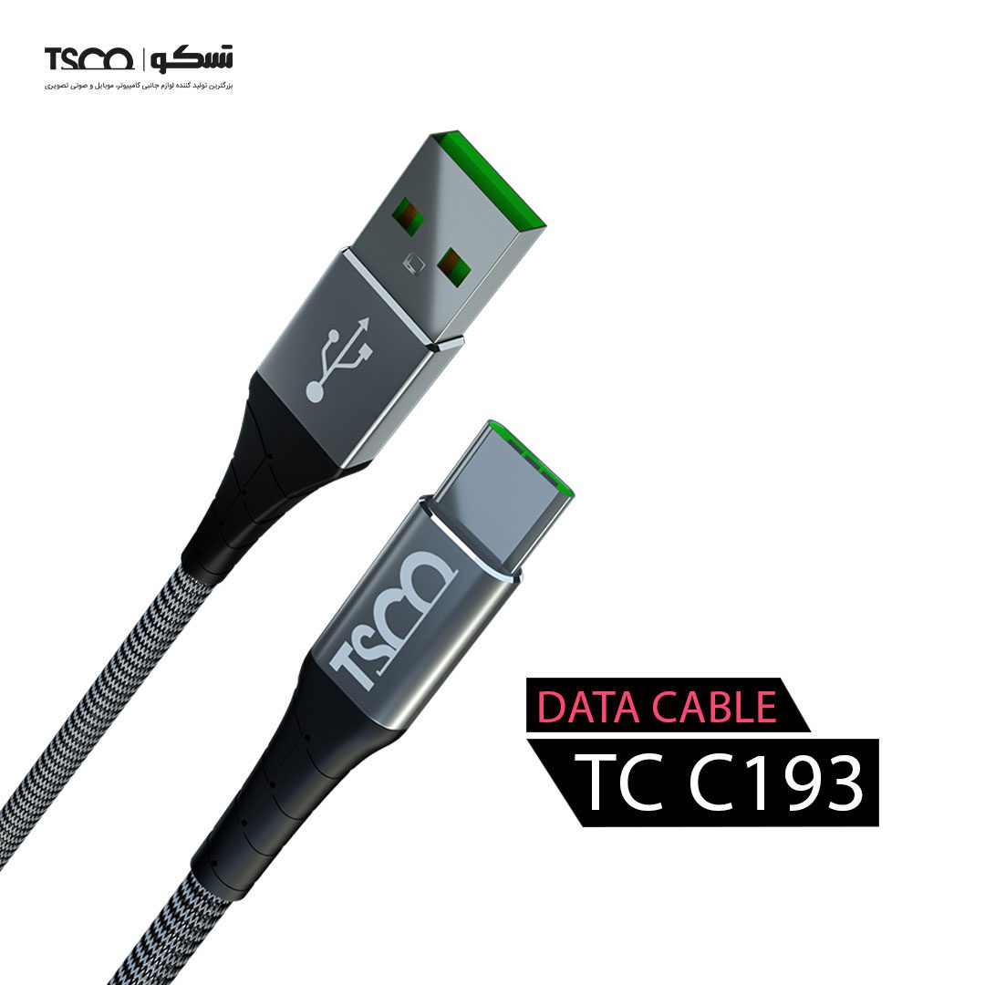 کابل شارژ تسکو مدل TCC193 (1 متر)