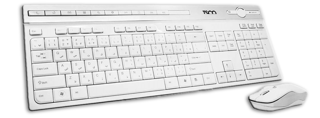 ست کیبورد و موس بی‌سیم TSCO TKM7106