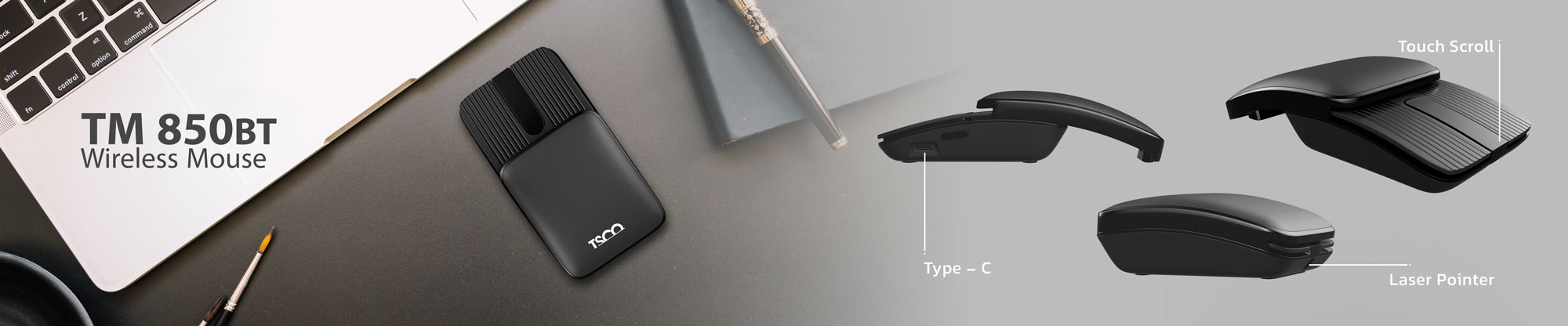 ماوس بی سیم تسکو مدل TM850BT