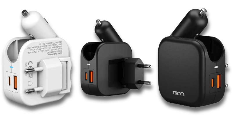 شارژر فندکی تسکو مدل TCG53