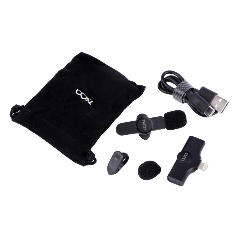 محتویات جعبه میکروفون بی‌سیم تسکو مدل TMIC 5001W