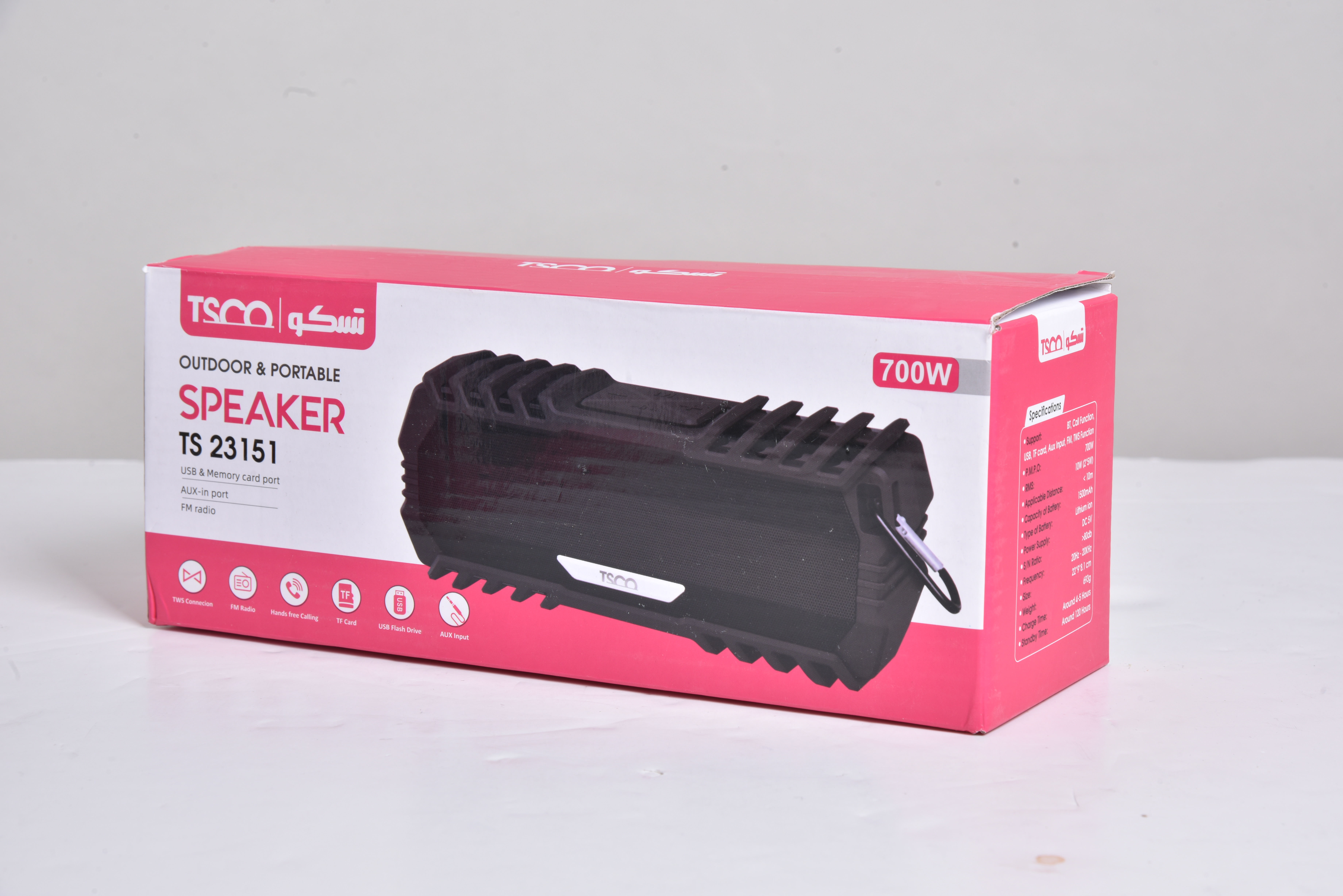 اسپیکر بلوتوثی تسکو مدل TS23151