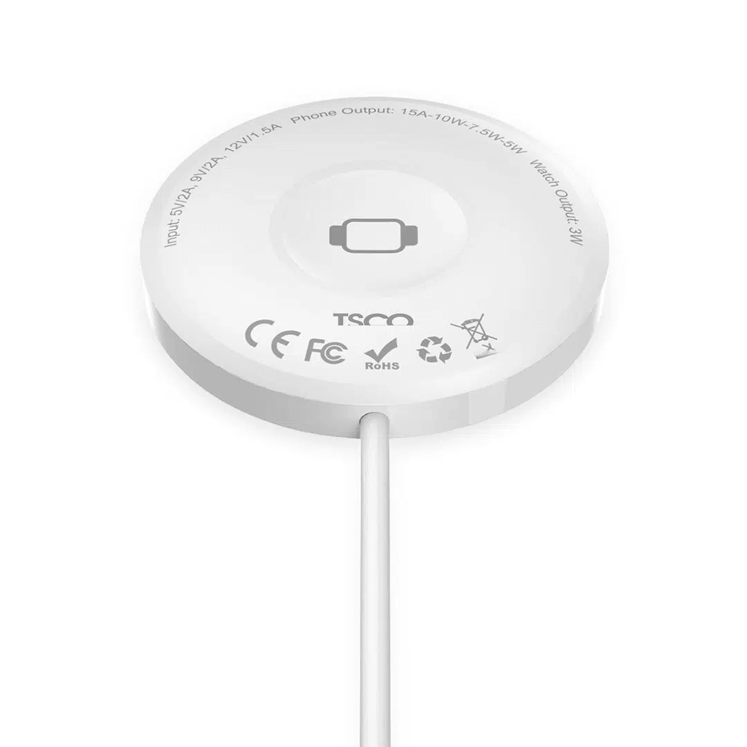 شارژر وایرلس تسکو مدل TTW100