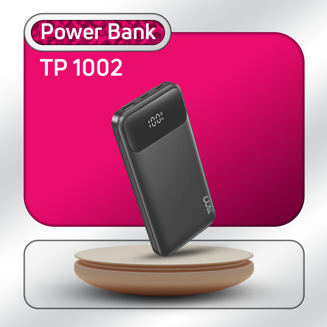 پاوربانک 22.5 وات تسکو مدل TP 1002 ظرفیت 10000 میلی‌آمپرساعت
