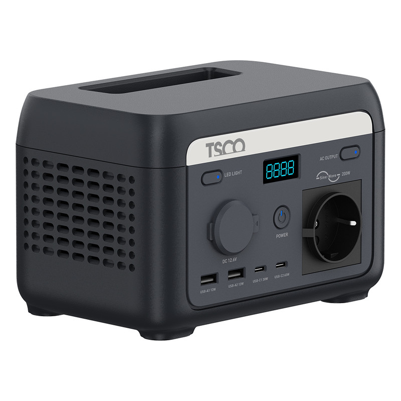 پاور استیشن 200 وات تسکو مدل TST 201 ظرفیت 32000 میلی آمپر ساعت