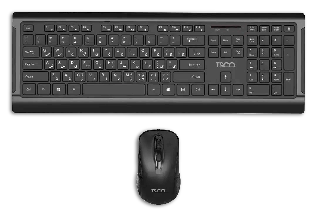 ست کیبورد و موس باسیم TSCO TKM7023