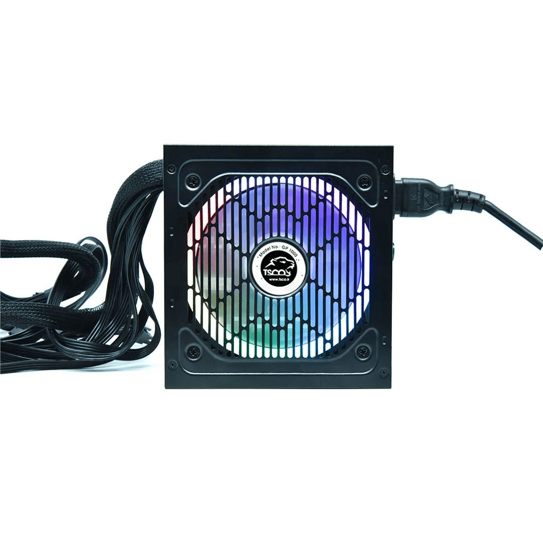 منبع تغذیه گیمینگ تسکو مدل GP1000 با توان 650W