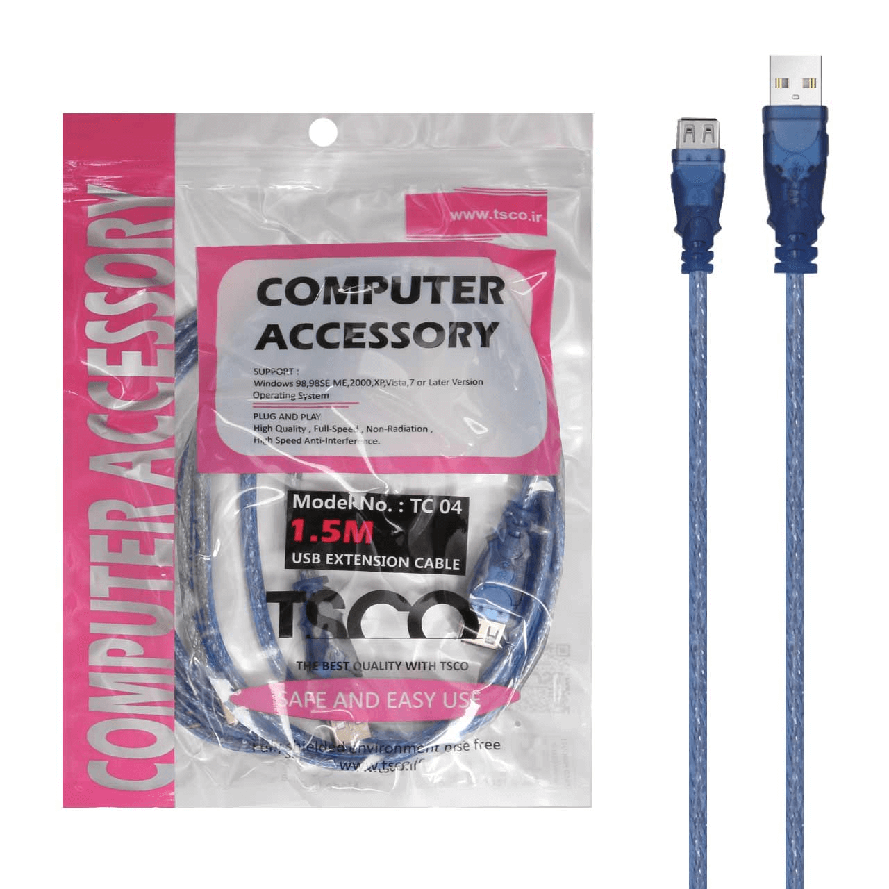 کابل تسکو مدل USB TC04 (1.5 متر)