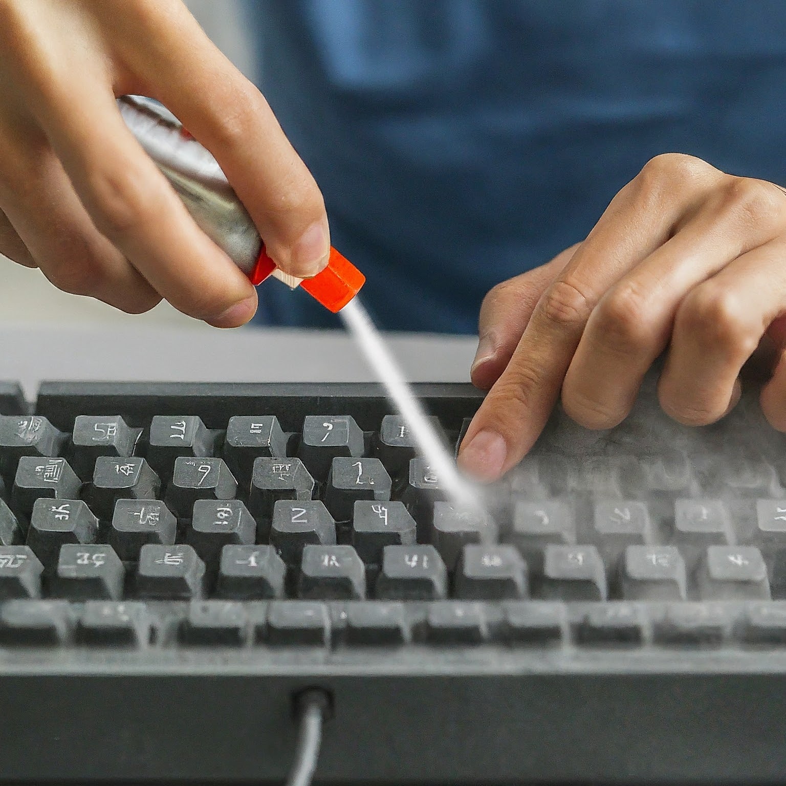 تمیز کردن موس و کیبورد