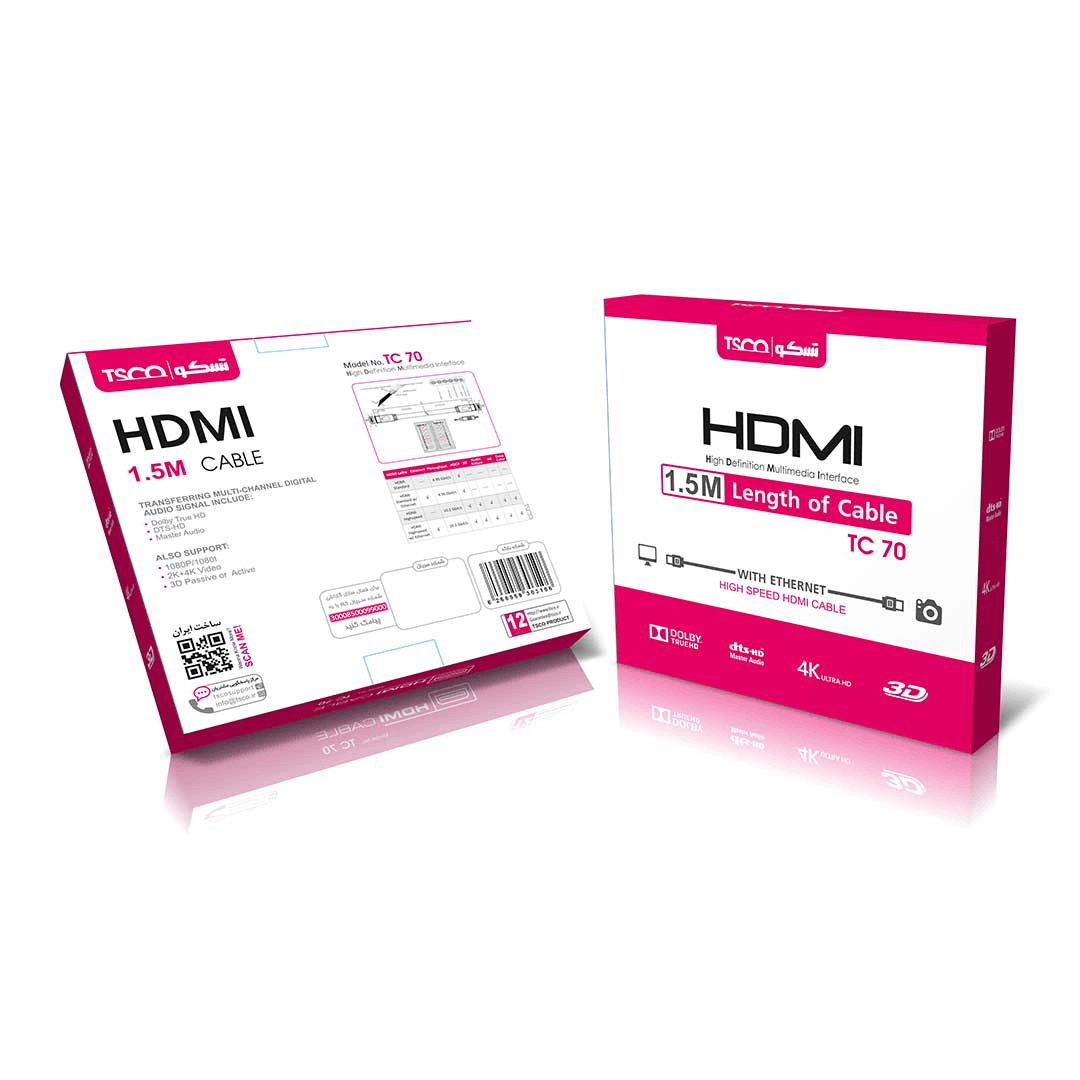 کابل تسکو مدل HDMI TC70