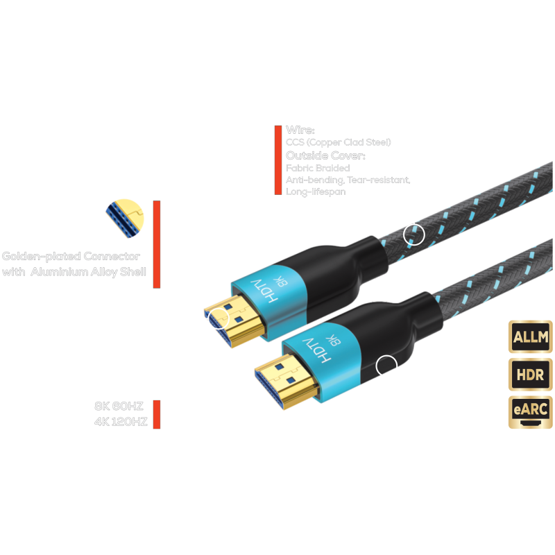 کابل HDMI گیمینگ تسکوگیم مدل GHC 71