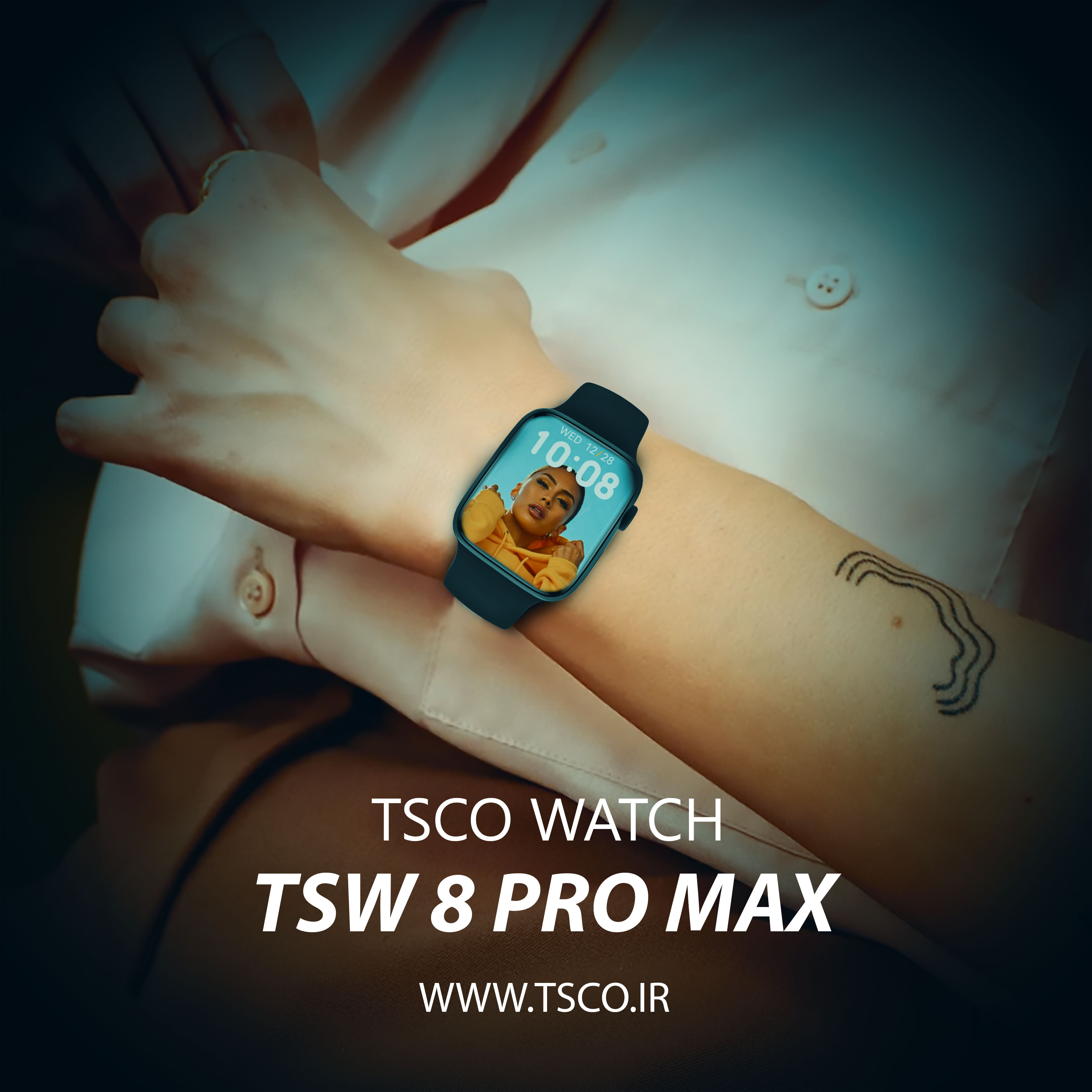 ساعت هوشمند تسکو مدل TSW8 Pro Max