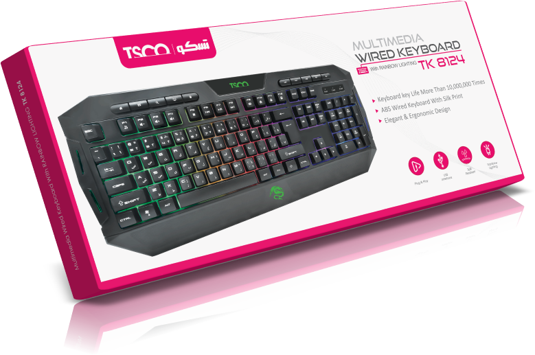 کیبورد تسکو مدل TK8124GA