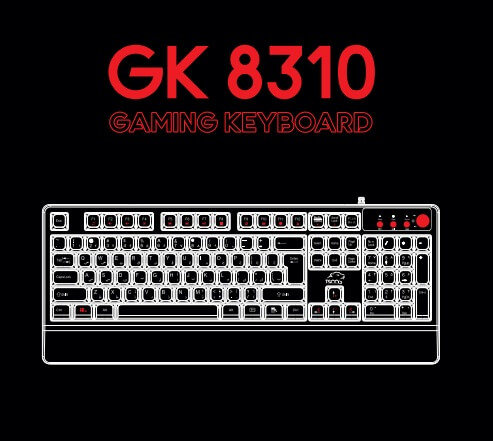 کیبورد مکانیکال و گیمینگ تسکو مدل GK8310