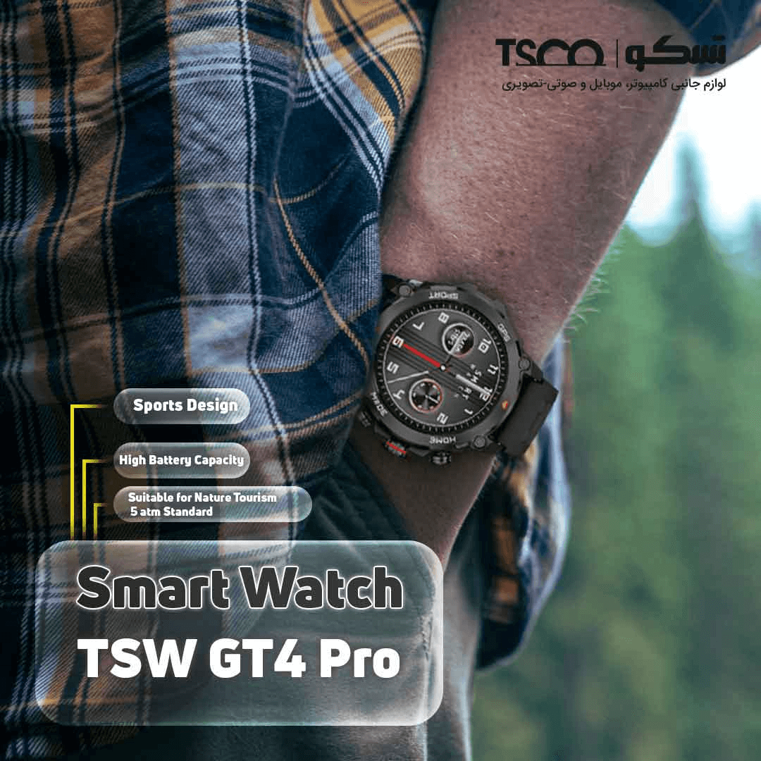ساعت هوشمند تسکو مدل TSW GT4 Pro